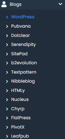 Instalação do WordPress com Softaculous